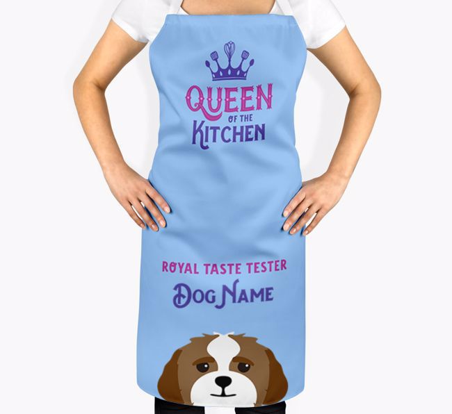 Queen of the Kitchen: Personalised {breedFullName} Apron